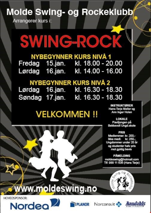 Kurs Swing-Rock nyb. nivå 2